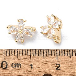 Многожильные звенья из прозрачного кубического циркония из латуни FIND-Z029-13A