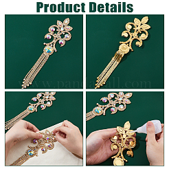 2 шт. украшения для одежды из стразов DIY-FH0008-92