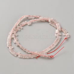 Природного розового кварца нитей бисера&nbsp;G-WH0021-81C