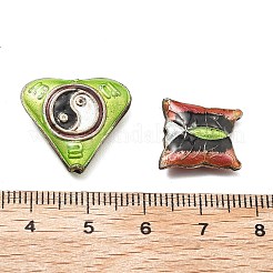 Бусины ручной работы перегородчатой CLB-Q002-15A