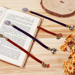 Закладки из бархатной ленты AJEW-DR00004