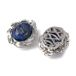 Окрашенный натуральный лазурит овальные многорядные звенья&nbsp;G-G207-02P-06