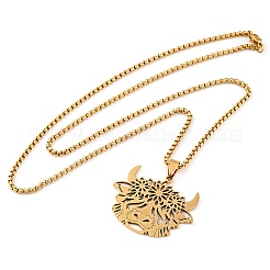 201 подвеска из нержавеющей стали NJEW-C066-16G