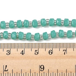 Непрозрачное стекло бисер нитей&nbsp;GLAA-P076-01C-05