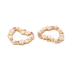 Подвески из эмали и сплава&nbsp;ENAM-C005-25G-01