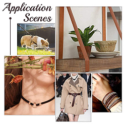 Мягкий плоский шнур из искусственной кожи&nbsp;LC-WH0006-02D-01