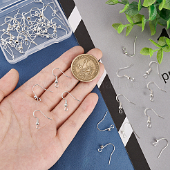 40 шт. 2 латунных крючка для сережек&nbsp;KK-PH0002-71