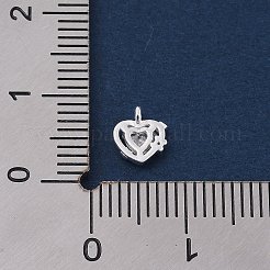 925 стерлингового серебра микро проложить кубического циркония подвески&nbsp;LS-STER-Q002-02A