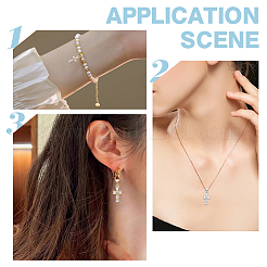 10 шт. 2 цвета латунные подвески с микропаве и кубическим цирконием&nbsp;ZIRC-WR0001-09