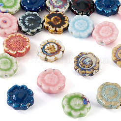 20шт фарфоровые бусины ручной работы&nbsp;PORC-TA0001-28