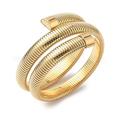 Браслеты-змейки из нержавеющей стали 304&nbsp;BJEW-F522-01G