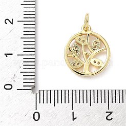 Латунные микро проложить кубического циркония подвески KK-S337-07G-B