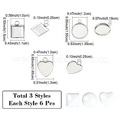 Наборы для самостоятельного изготовления подвесок из нержавеющей стали 304&nbsp;DIY-YW0012-67A
