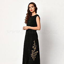 4 шт. 2 цвета сливы цветущий хлопок компьютерная вышивка нашивки на тесьму&nbsp;PATC-GO0001-02