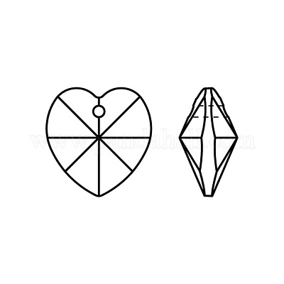 Подвески с кристаллами preciosa® maxima X-PRC-PD10-00030-200-1