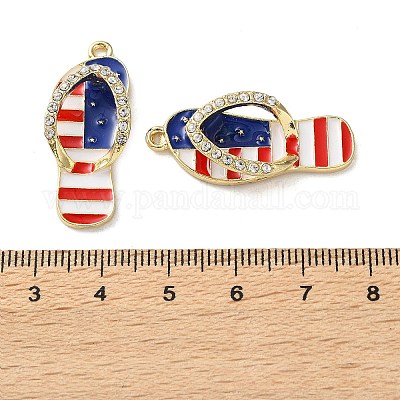 Подвески из сплава с эмалью ко дню независимости ENAM-I069-01G-07A-1