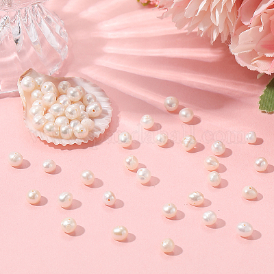 100 шт. бусины из натурального пресноводного жемчуга PEAR-LT0001-18-1