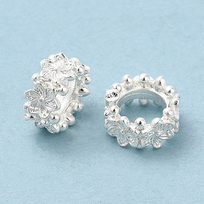 Экологически чистые латунные бусины с покрытием стойки KK-A186-08B-S-1