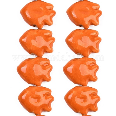 Фарфора ручной работы бисер нитей PORC-C007-01G-1