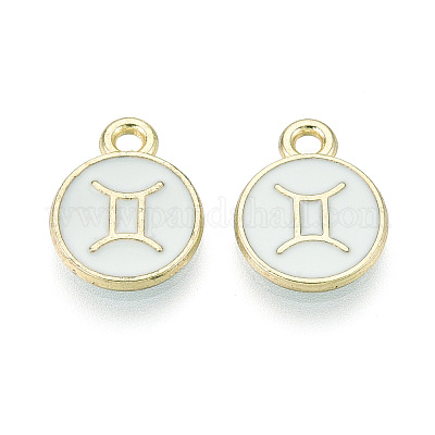 Подвески из сплава и эмали ENAM-T021-28K-1