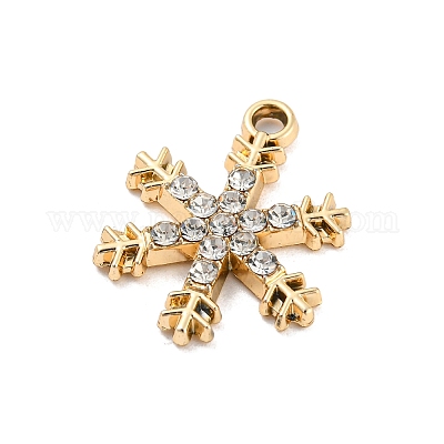 Подвески со стразами из сплава с ультрафиолетовым покрытием PALLOY-D026-17G-1