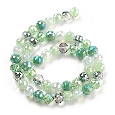 Гальванические стеклянные бусины X-GLAA-Z006-01C-1