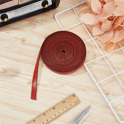 4 м плоский шнур из коровьей кожи NCOR-DC0001-01-1