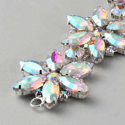 1 шт. сплав кристалл ab стразы соединительные подвески FIND-FG0004-68-1