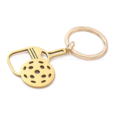 201 брелок с полой лопаткой из нержавеющей стали KEYC-H021-02G-1