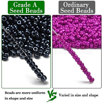 8/0 сорт круглый бисер стеклянный SEED-Q008-3mm-F607-1