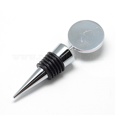 Пробки для бутылок из цинкового сплава для кабошонов MAK-R022-02-1