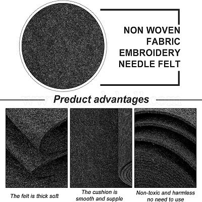 Нетканые ткани вышивка иглы войлока для DIY ремесел DIY-WH0156-92F-1