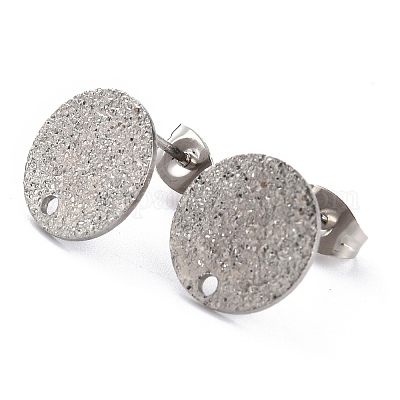 Фурнитура для сережек-гвоздиков из нержавеющей стали марки 304 STAS-O144-01C-P-1