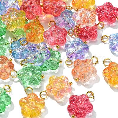 30шт 5 цвета подвески лэмпворк ручной работы PALLOY-CJ0002-66-1