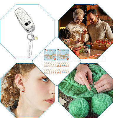 Маркеры петель с замком подвеска кролик и медведь из сплава эмали HJEW-AB00079-1