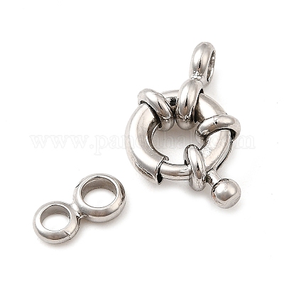 Латунная застежка пружинного кольца KK-D407-01P-A-1