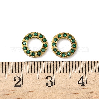 Кабошоны из стразов из нержавеющей стали 304 STAS-A057-04G-G02-1