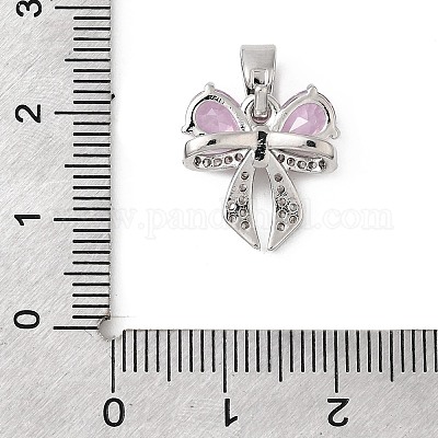 Латунные микро проложить кубического циркония подвески KK-C141-08P-1