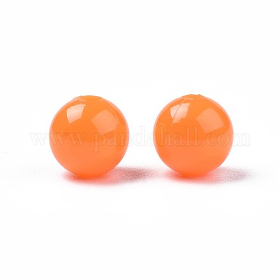 Непрозрачные пластиковые бусины KY-T005-6mm-606-1