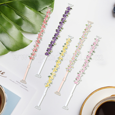 5 пара двухцветных регулируемых бретелей для бюстгальтера AJEW-CY0001-25-1