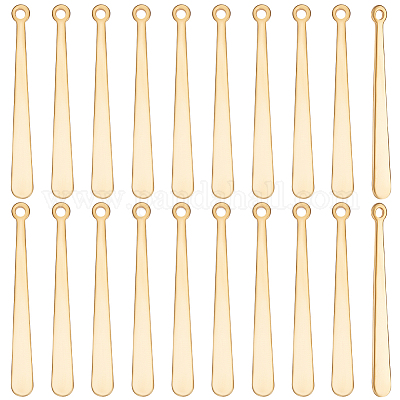 40 шт. подвески из нержавеющей стали 201 STAS-BBC0002-58-1