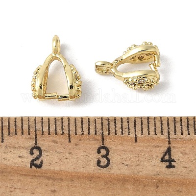 Латунь микро проложить кубический цирконий KK-D324-34G-1