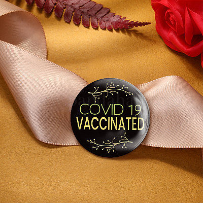 Брошь из белой жести JEWB-WH0012-046-1