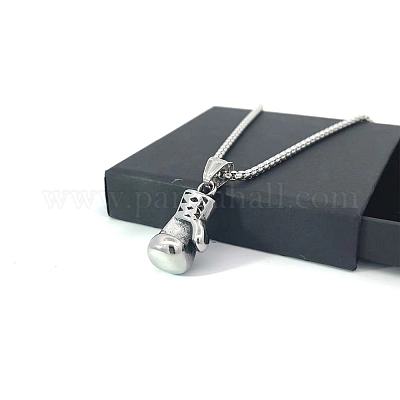 Мужская подвеска в виде боксерской перчатки из нержавеющей стали спортивные ожерелья PS0601-1