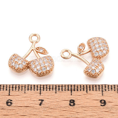 Латунные микро проложить кубического циркония подвески KK-T074-73KCG-1