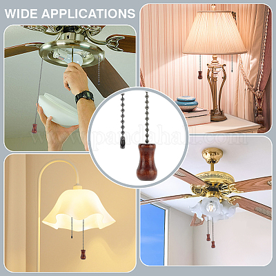 4 шт. удлинители цепи для деревянного потолочного вентилятора FIND-CP0002-66C-1