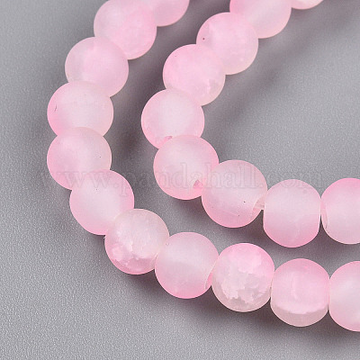 Стеклянные бусины кракле X1-GLAA-N009-6mm-02-1