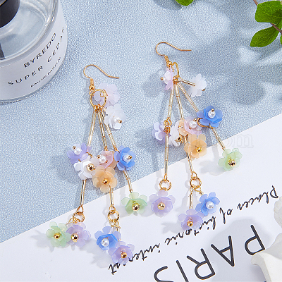 720шт 6 цвета пластиковые бусины KY-GA0001-11-1