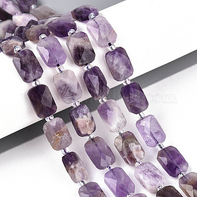 Природный аметист нитей бисера G-T139-71-1