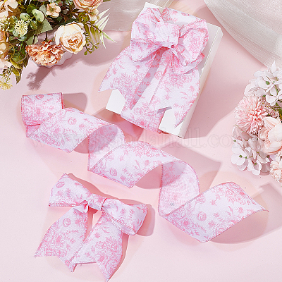 Полиэстер атласные ленты SRIB-WH0001-06C-1